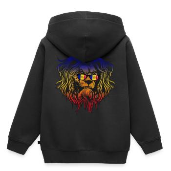 Andorra - Kids Premium Organic Hoodie - black - Back - AI Model Kid Male (0cm)