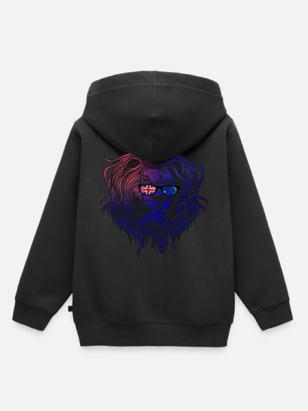 Australien - Kinder Premium Organic Hoodie - Schwarz