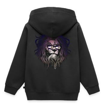 Amerikanisch-Samoa - Kinder Premium Organic Hoodie - Schwarz - Hinten - AI Model Kid Male (0cm)
