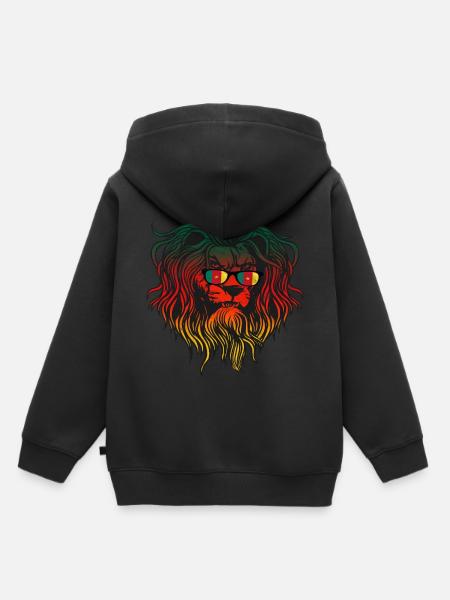 Cameroun - Sweat Premium à capuche enfant bio - noir