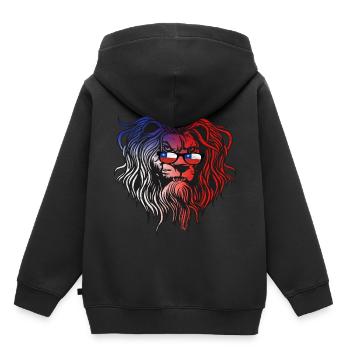 Chili - Sweat Premium à capuche enfant bio - noir - Dos - AI Model Kid Male (0cm)