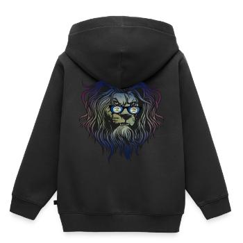 Belize - Kinder Premium Organic Hoodie - Schwarz - Hinten - AI Model Kid Male (0cm)