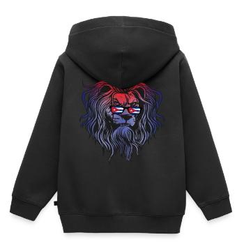 Cuba - Sweat Premium à capuche enfant bio - noir - Dos - AI Model Kid Male (0cm)
