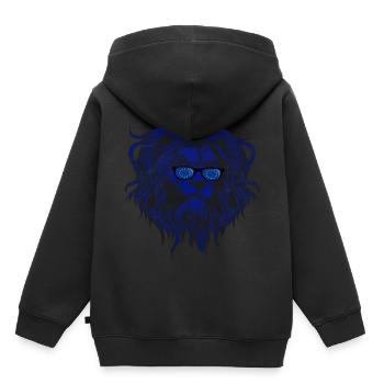 Europäische Union - Kinder Premium Organic Hoodie - Schwarz - Hinten - AI Model Kid Male (0cm)