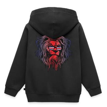 Costa Rica - Kinder Premium Organic Hoodie - Schwarz - Hinten - AI Model Kid Male (0cm)