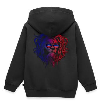 Haïti - Sweat Premium à capuche enfant bio - noir - Dos - AI Model Kid Male (0cm)