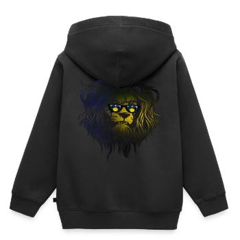 Guadeloupe - Kinder Premium Organic Hoodie - Schwarz - Hinten - AI Model Kid Male (0cm)