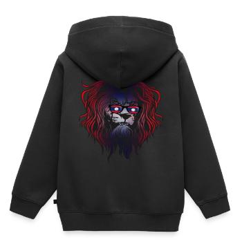 Laos - Sweat Premium à capuche enfant bio - noir - Dos - AI Model Kid Male (0cm)