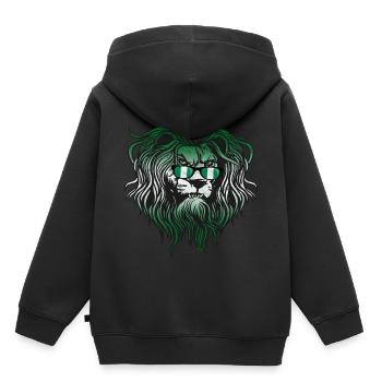 Nigeria - Kids Premium Organic Hoodie - black - Back - AI Model Kid Male (0cm)