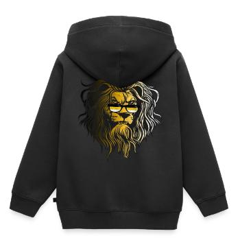 Russisches Kaiserreich - Kinder Premium Organic Hoodie - Schwarz - Hinten - AI Model Kid Male (0cm)