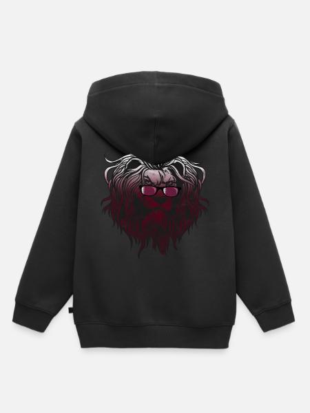 Katar - Kinder Premium Organic Hoodie - Schwarz
