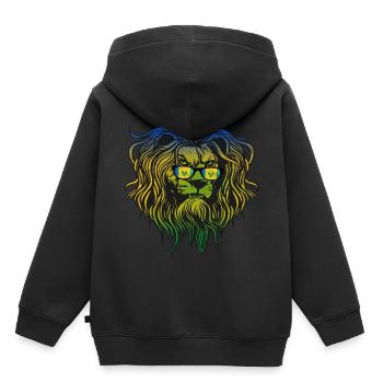 St. Vincent und die Grenadinen - Kinder Premium Organic Hoodie - Schwarz - Hinten - AI Model Kid Male (0cm)