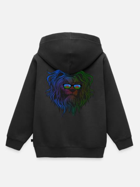 Roma - Kinder Premium Organic Hoodie - Schwarz