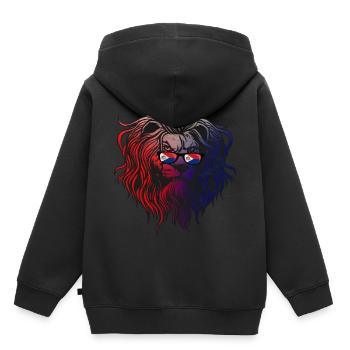 Sint Maarten - Sweat Premium à capuche enfant bio - noir - Dos - AI Model Kid Male (0cm)