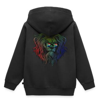 Südafrika - Kinder Premium Organic Hoodie - Schwarz - Hinten - AI Model Kid Male (0cm)
