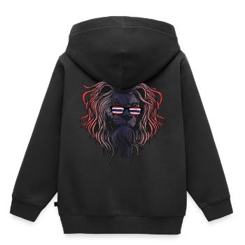 Thailand - Kinder Premium Organic Hoodie - Schwarz - Hinten - AI Model Kid Male (0cm)