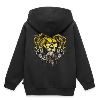 Vatican - Sweat Premium à capuche enfant bio - noir - Dos - AI Model Kid Male (0cm)