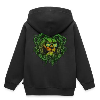 Zaïre - Sweat Premium à capuche enfant bio - noir - Dos - AI Model Kid Male (0cm)