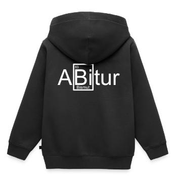 Chimie au lycée - Sweat Premium à capuche enfant bio - noir - Dos - AI Model Kid Male (0cm)
