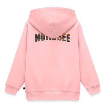 Mer du Nord - Sweat Premium à capuche enfant bio - rose - Dos - AI Model Kid Female (0cm)
