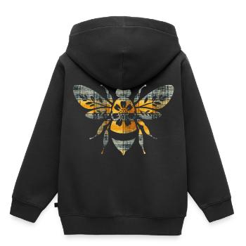 Queen Bee Honey Beekeeper Save the Bees - Kids Premium Organic Hoodie - black - Back - AI Model Kid Male (0cm)