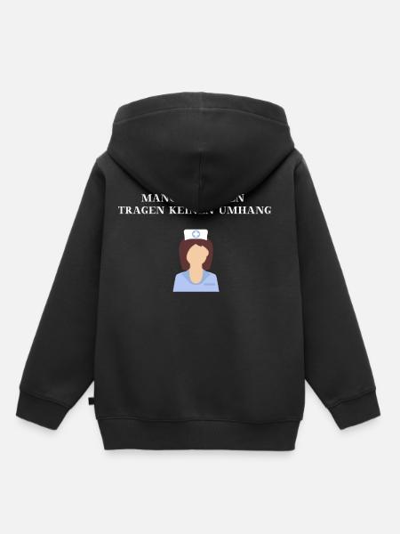 Krankenschwester Heldin Geschenkidee - Kinder Premium Organic Hoodie - Schwarz