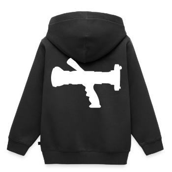 Feuerwehr hollow jet pipe jet pipe - Kids Premium Organic Hoodie - black - Back - AI Model Kid Male (0cm)
