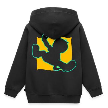 Breakdance Young Breakdancers Dancing - Kids Premium Organic Hoodie - black - Back - AI Model Kid Male (0cm)