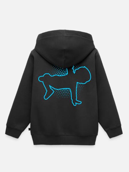 Breakdance Junge Breakdancer Tanzen - Kinder Premium Organic Hoodie - Schwarz