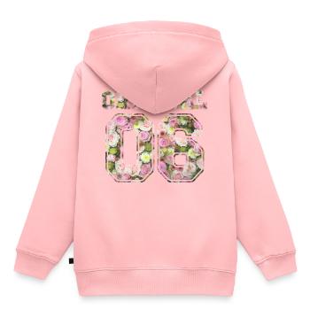 06 d'origine - Sweat Premium à capuche enfant bio - rose - Dos - AI Model Kid Female (0cm)