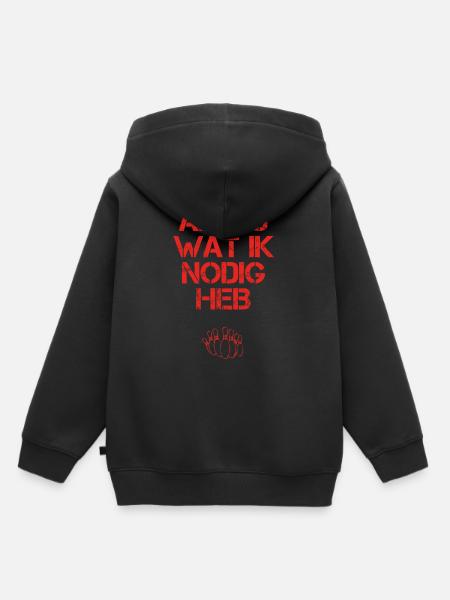 presentje wat ik nodig bowlerin - Kinder Premium Organic Hoodie - Schwarz