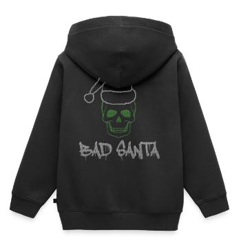 Bad Santa - Kids Premium Organic Hoodie - black - Back - AI Model Kid Male (0cm)