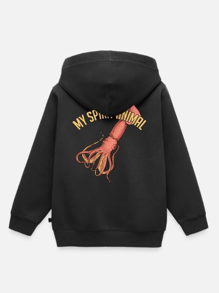 Calmar géant de Kalmar - Sweat Premium à capuche enfant bio - noir