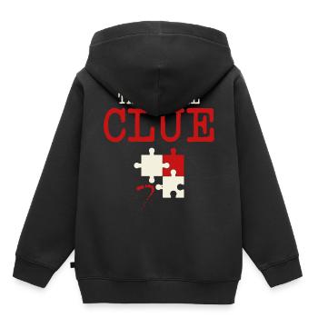 The Last Clue – Crime Dinner Puzzle "Tatort" - Kids Premium Organic Hoodie - black - Back - AI Model Kid Male (0cm)