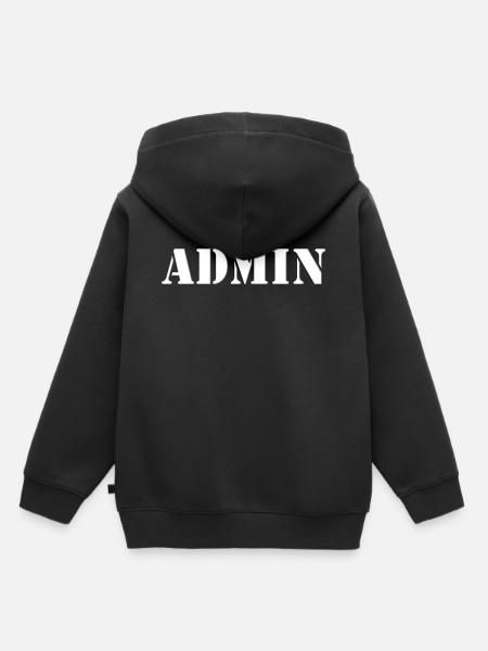 Administrator - Admin - Kinder Premium Organic Hoodie - Schwarz