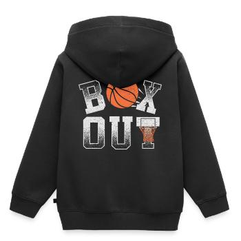 Basketball Coach Shirt Box Out rebound defense - Kids Premium Organic Hoodie - black - Back - AI Model Kid Male (0cm)