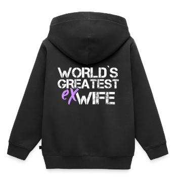 Divorce Separation Divorce Divorce Party - Kids Premium Organic Hoodie - black - Back - AI Model Kid Male (0cm)