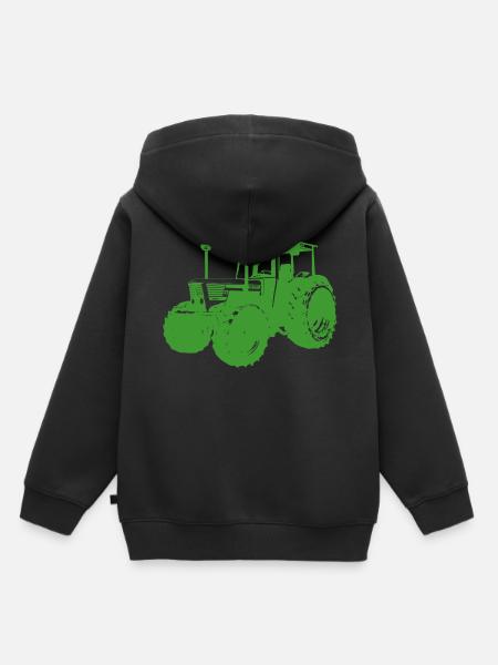 Deutz 13006 Special Gruen - Kinder Premium Organic Hoodie - Schwarz