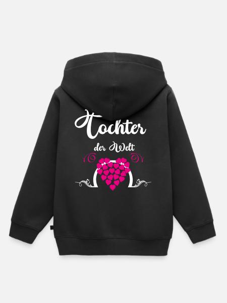 Beste Tochter der Welt - Kinder Premium Organic Hoodie - Schwarz