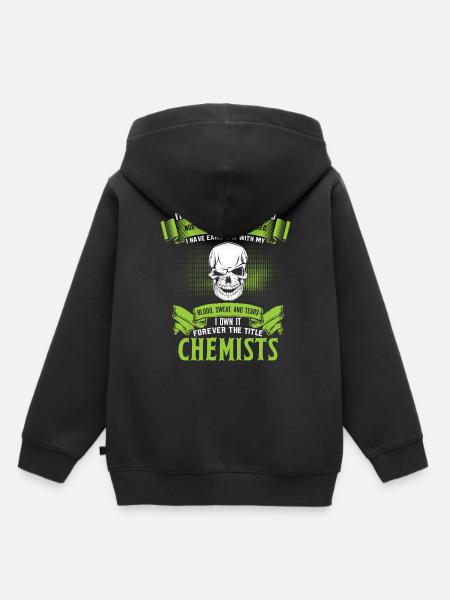 Chemiker - Kinder Premium Organic Hoodie - Schwarz