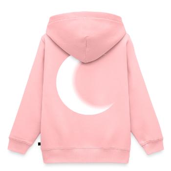Crescent Moon Crescent Crescent Moon - Kids Premium Organic Hoodie - rose - Back - AI Model Kid Female (0cm)