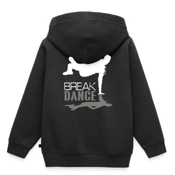 Breakdancing - Kids Premium Organic Hoodie - black - Back - AI Model Kid Male (0cm)