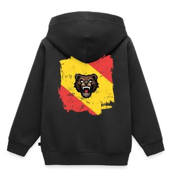 Bern Wappen - Für Berner und alle, die Bern lieben - Kinder Premium Organic Hoodie - Schwarz - Hinten - AI Model Kid Male (0cm)