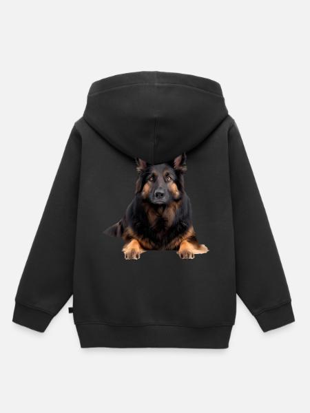 Belgium Sheperd - Kinder Premium Organic Hoodie - Schwarz