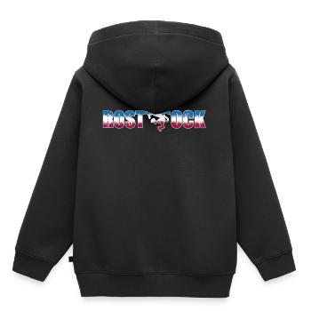 Rostock - Sweat Premium à capuche enfant bio - noir - Dos - AI Model Kid Male (0cm)