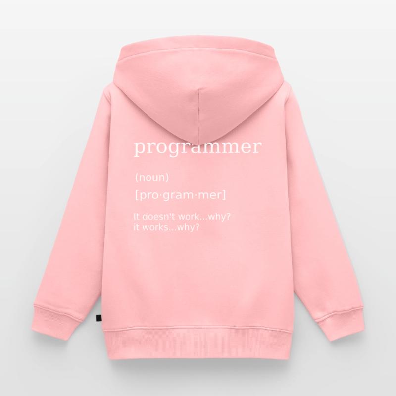 Programmer Computer Scientist Programming Humor Kids Premium Organic Hoodie