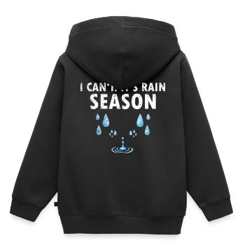 Pool Guy Design pour PoolBoy et Pool Cleaner - Sweat Premium à capuche enfant bio - noir - Dos - AI Model Kid Male (0cm)
