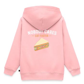 Quick Food Sandwich Food FastFood - Kids Premium Organic Hoodie - rose - Back - AI Model Kid Female (0cm)