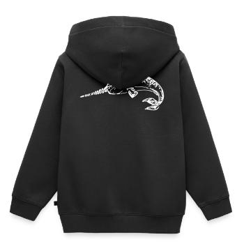 Narwal - Kinder Premium Organic Hoodie - Schwarz - Hinten - AI Model Kid Male (0cm)