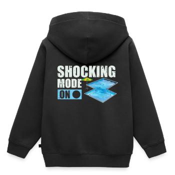 Pool Guy Design pour PoolBoy et Pool Cleaner - Sweat Premium à capuche enfant bio - noir - Dos - AI Model Kid Male (0cm)